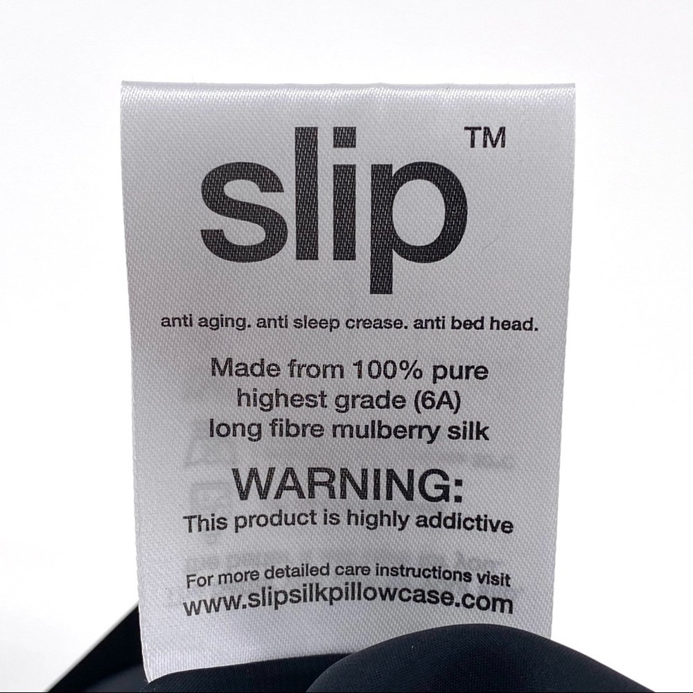Slip Women's Silk Robe BLACK - One size - Picture 6 of 6